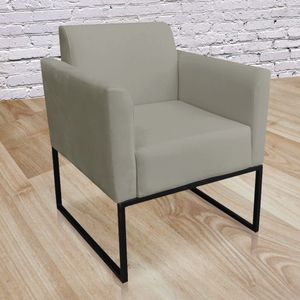 Poltrona Marisa Suede Marrom Rato