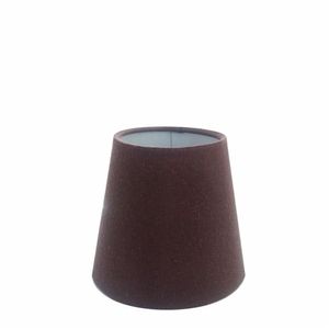 Cúpula Tecido Cone Abajur Luminária Cp-2004 14/08x13cm Café