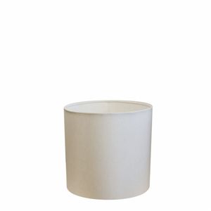 Cúpula Tecido Cilindrica Abajur Cp-4046 18x18cm Branco
