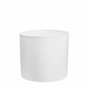 Cúpula Tecido Cilindrica Abajur Cp-4113 30x25cm Branco