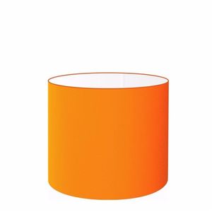 Cúpula Tecido Cilindrica Abajur Cp-4113 30x25cm Laranja