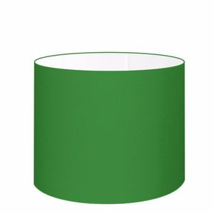 Cúpula Tecido Cilindrica Abajur Cp-4146 40x30cm Verde Folha