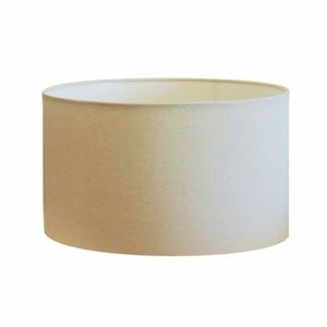 Cúpula Abajur Tecido Cilíndrica Cp-8025 Ø50x30cm Algodão Crú