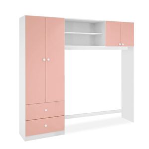 Conjugado Ternura 04 portas Branco/ Rosê Peternella