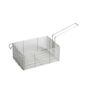 Cesto Para Frituras Arame Em Aço Inox Reforçado 24x11x8,5cm
