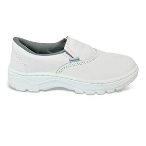 Sapato De Segurança Com Elástico Sem Bico Mono Branco Nº 43 Ref. Ppp 40 Proteplus 269,0054