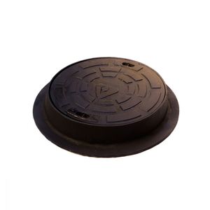 Tampa Tampão de Chão Redondo Simples de Ferro Fundido 60cm