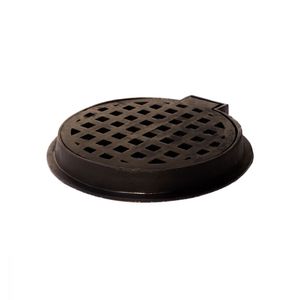 Tampa Tampão de Chão Grelha Articulado de Ferro Fundido 60cm