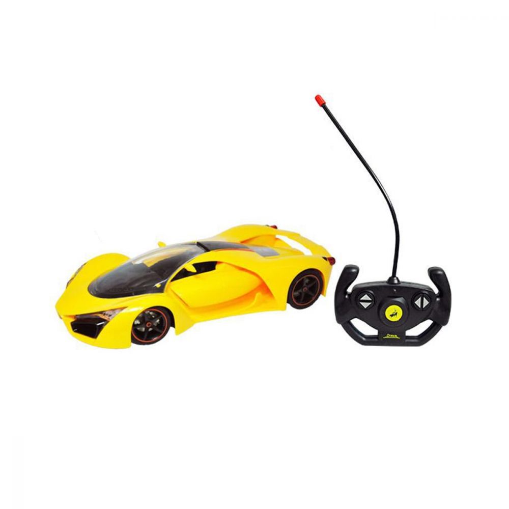 Carro controle remoto sem fio Racing 4 funções recarregável – DM Toys