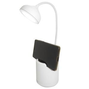 Luminária Mesa Touch Screen Led Recarregável Suporte Celular