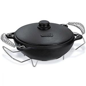 Panela Moqueca 6 Litros Tampa de Ferro 32cm Diâmetro