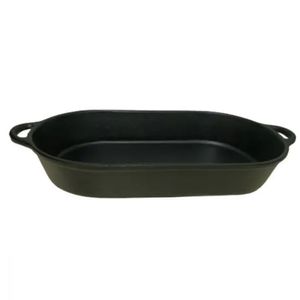 Rechaud Assadeira Oval Grande de Ferro 48x26,5x8,5 Cm