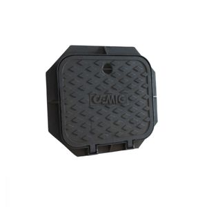 Tampa Tampão de Chão Zbp Articulado de Ferro Fundido 45x53cm