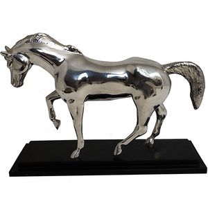 Cavalo Trotando Em Alumínio