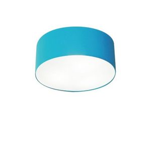 Plafon para Quarto Cilíndrico Cúpula Azul Turquesa