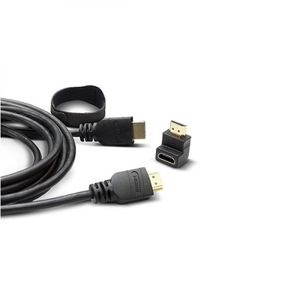 Cabo Hdmi Elg Hs18l 2.0 High Speed 1.6 Metros Adaptador 90°