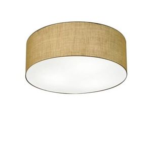Plafon 40x12cm Cilíndrico Cúpula Palha