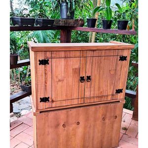 Aéreo 0,80 Fechado Plus De Madeira Maciça 50x80x32 Neppel