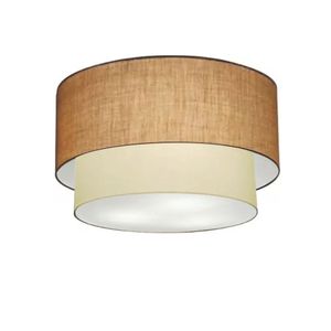 Plafon Banheiro Cilíndrico Cúpula Palha Bege
