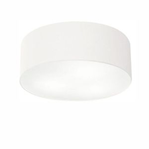 Plafon de Sobrepor Cilíndrico Cúpula Branco