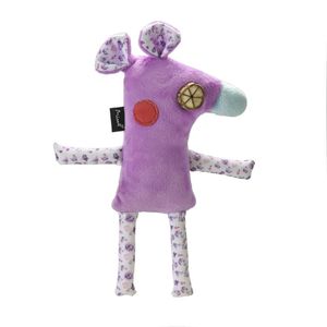 Brinquedo De Pelúcia para Gatos Ratinha Dama Lavanda Mimo