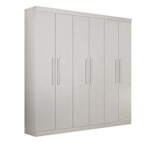 Guarda Roupa 6 Portas Belem Neve
