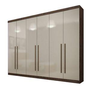 Guarda Roupa 6 Portas Gramado Canion Off White