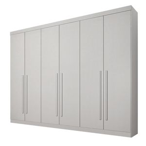Guarda Roupa 6 Portas Gramado Neve