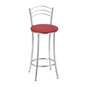 Kit 2 Banquetas Cromadas Bc26b Assento Espuma D15