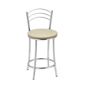 Kit 2 Banquetas Cromadas Bc26c Assento Espuma D15