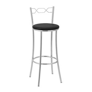 Kit 2 Banquetas Cromadas Bc51a Assento Espuma D15