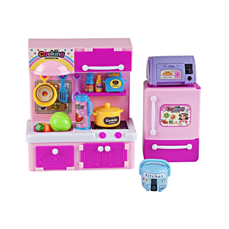 Cozinha Infantil Brinquedo Kit Criança Completa Fogão Menina