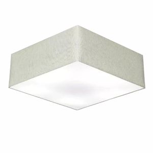 Kit 2 Plafon Quadrado Md3002 15/50x50cm Rústico Cinza Bivolt