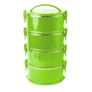 Marmita Termoprática Verde Citra Conjunto 4 Unidades