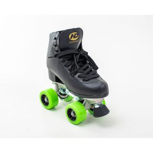 Patins Hondar Hd Quad Infantil E Adulto Preto Verde