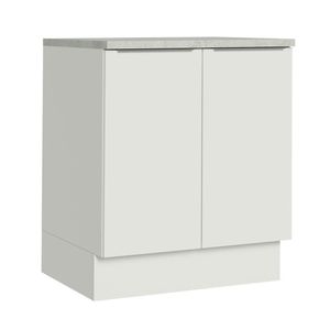Balcão de Cozinha Stella 70cm 2 Portas Branco