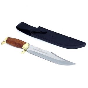 Faca Esportiva Arkhip Bowie Exploit 8'' Cabo Madeira Bainha