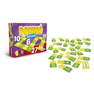 Dominó Subtração Xalingo Brinquedos