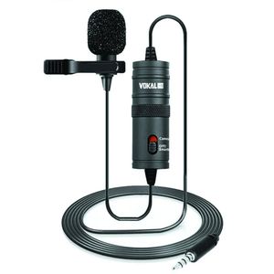 Microfone de Lapela Universal com Bag e Acessórios