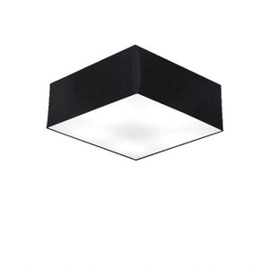 Plafon Quadrado St-3050 Cúpula Preto