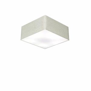 Plafon Quadrado Sj-3000 Cúpula Rustico Cinza