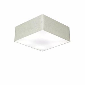 Plafon Quadrado Sj-3050 Cúpula Rustico Cinza