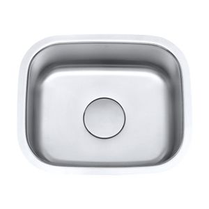Cuba de Embutir Aço Inox 1mm Escovado C106 45,7x38,1x17,8 cm