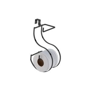 Suporte Para Papel Higiênico Duplo Caixa Acoplada Em Aço Carbono Superiore Future Onix