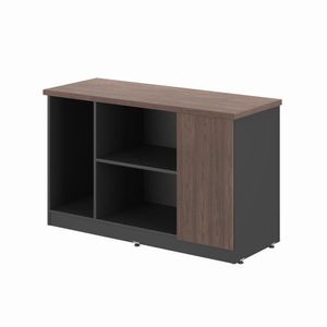 Balcao Baixo 3 Nichos Ortz Freijo Preto
