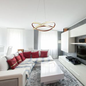 Pendente Nodo 15Cm 1X36W 3000K 1188Lm Led Rosé Gold