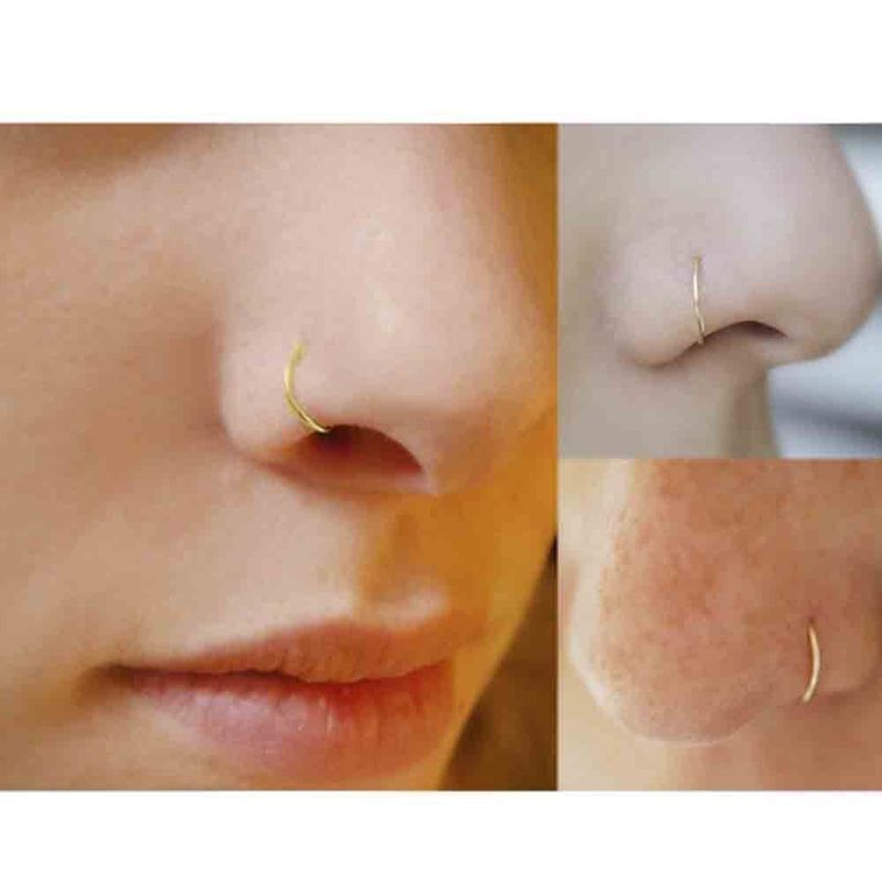 Piercing Pedrinha Nariz Ouro 18k - Amarelo