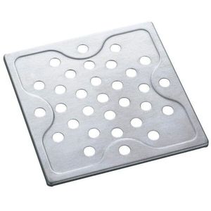 Grelha Meber Inox Quadrada 1815 C 15 Cm Cromado