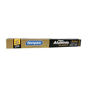 Papel Alumínio Premium 25M - Bompack