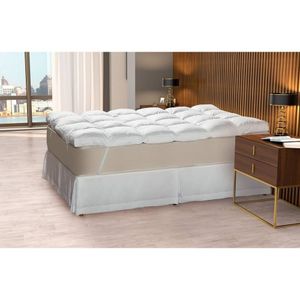 Pillow Top Casal Percal 250 Fios 100% Algodão Premium 140X190Cm Branco